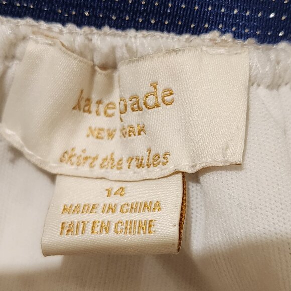 Kate Spade Gold Pleated Skirt - Picture 4 of 5